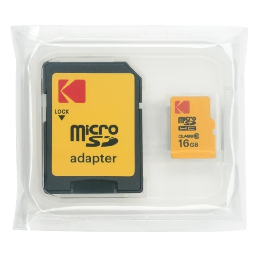Карта пам'яті Kodak 16GB microSDHC class 10 UHS-I U1 (EKMSDM16GHC10CJ60K)