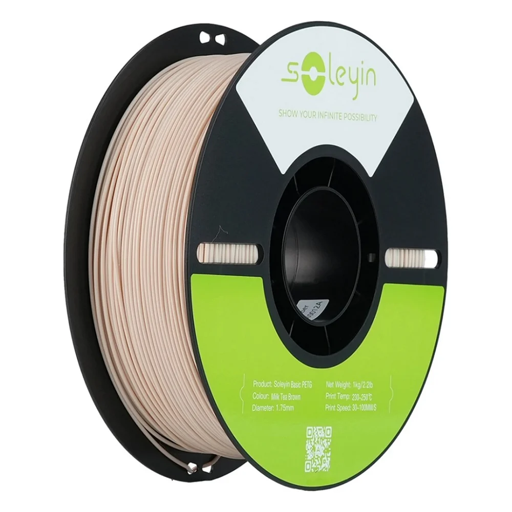 Пластик для 3D-принтера Creality Soleyin PETG 1.75мм, 1кг, brown milk tea (3301030165)