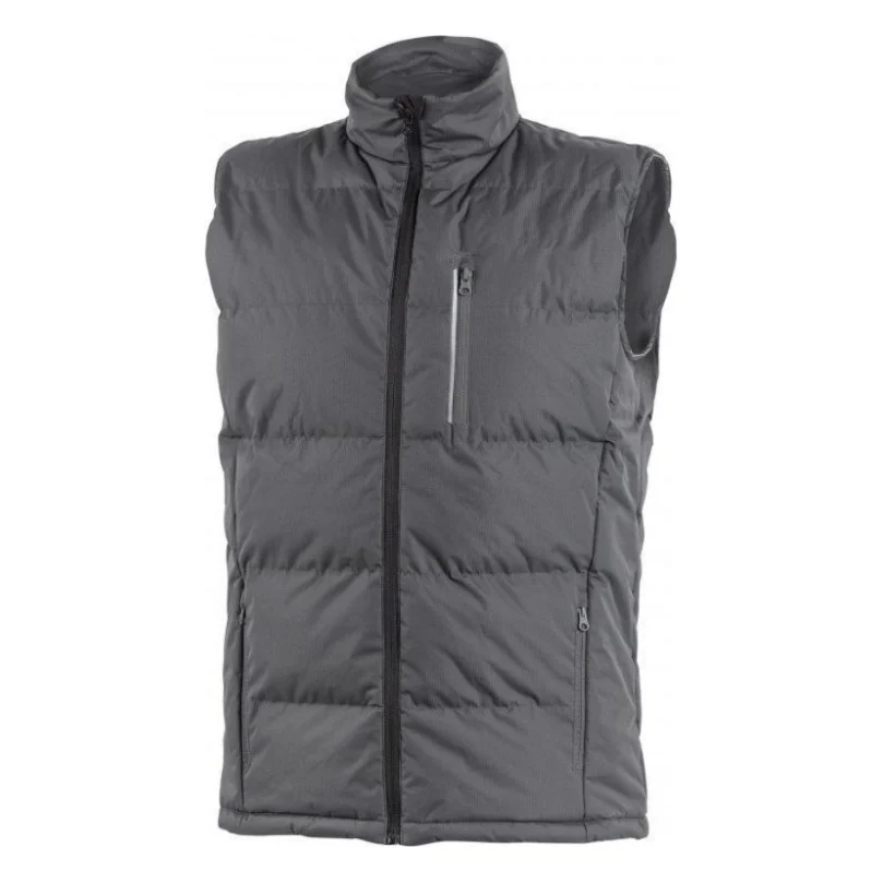 Жилет робочий Hoegert WIED HT5K243-2XL утеплений RipStop 100% поліестер графіт, 2XL (56) (HT5K243-2XL)