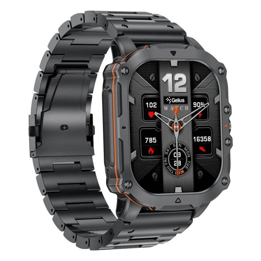 Смарт-годинник Gelius Tactical Heavy (GP-SW016) Black Chrome (2099901019097) — фото 5