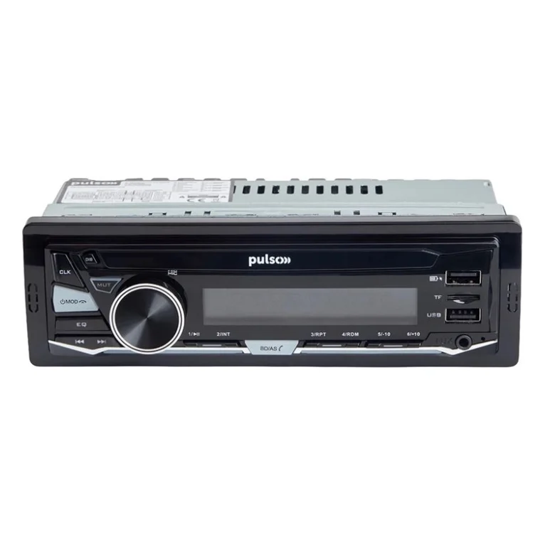 Автомагнітола PULSO RGB, USB, FM, RCA, LCD-дисплей, 4х50 Вт (P110411)