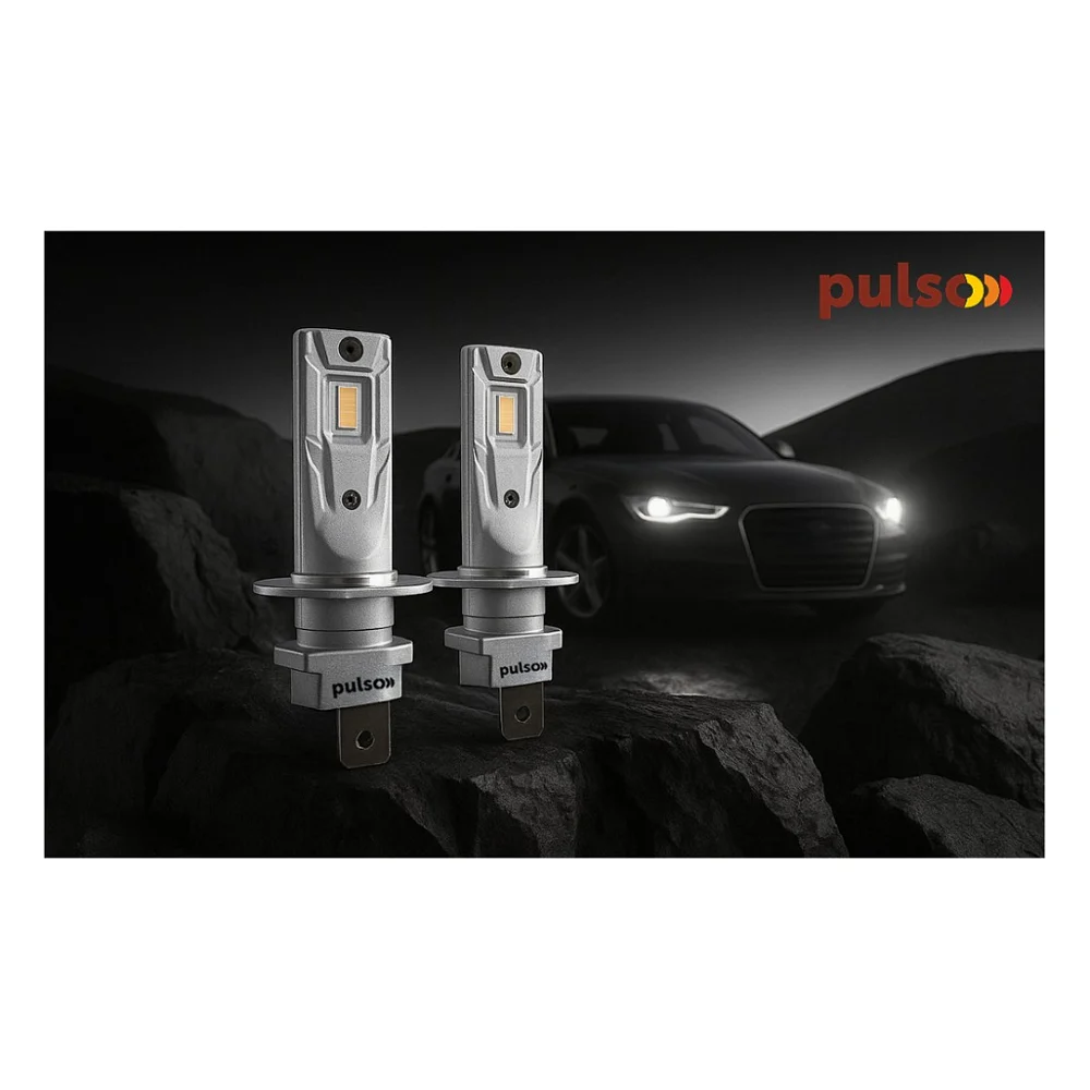 Автолампа PULSO LED-chips 7535/9-18v/2x28w/6000Lm/6500K (M6-H1) — фото 5