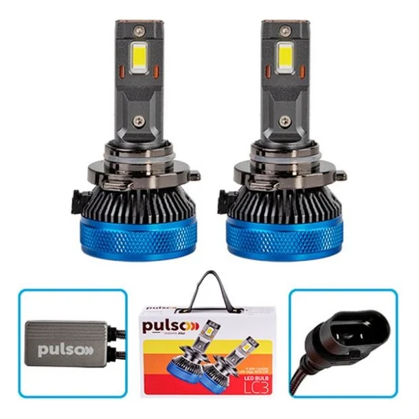 Автолампа PULSO LED-chips 3570 CSP/9-30V/2*65W/13000Lm/6000k (LC3-HB3) — фото 2
