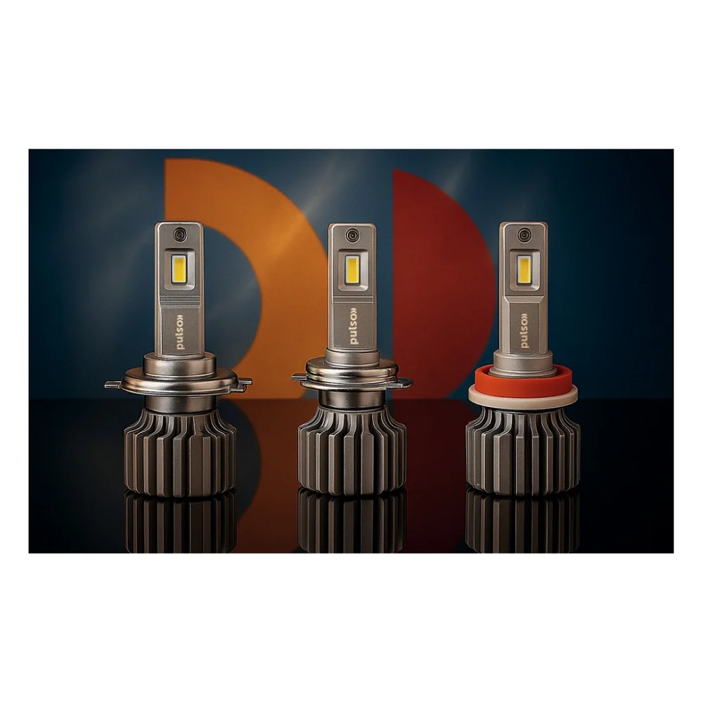 Автолампа PULSO LED-chips OEM PHILIPS Flip chip/9-16V/2*70W/8500Lm/6500K (N1-H8/H9/H11/H16) — фото 11