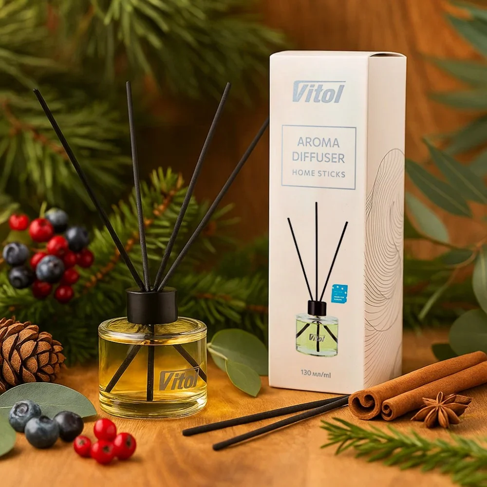 Ароматизатор для автомобіля VITOL Home Sticks Merry Kidsman 130 мл (VHS04) — фото 6