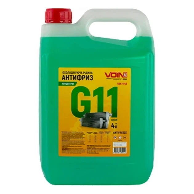Антифриз VOIN G11 концентрат Green 4л (VAK-1145)