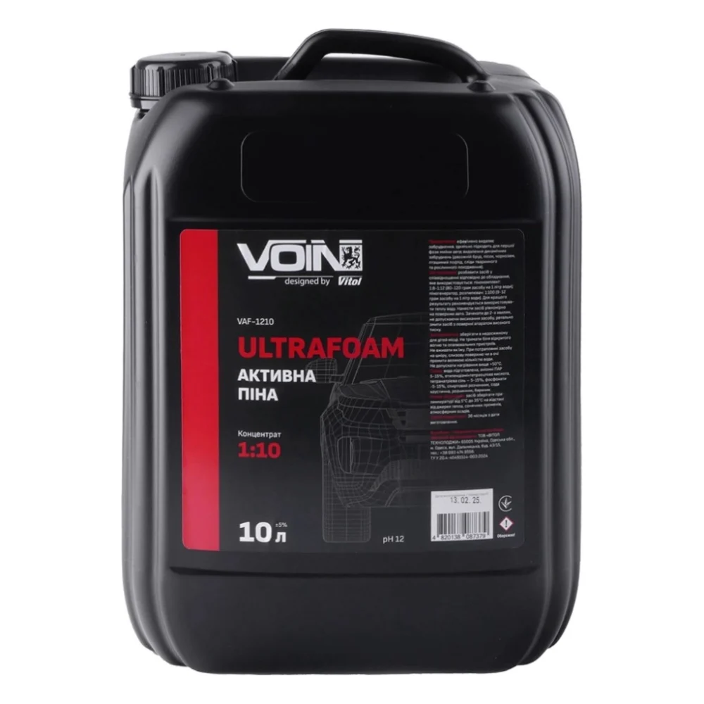 Автошампунь VOIN UltraFoam 18-112 10л (VAF-1210)