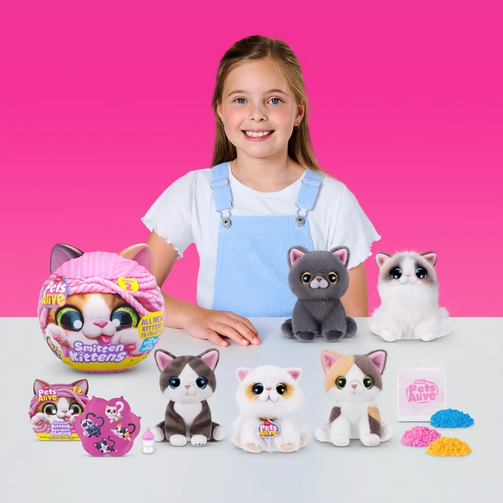 Інтерактивна іграшка Pets & Robo Alive S2 – Грайливі кошенята (9568) — фото 5