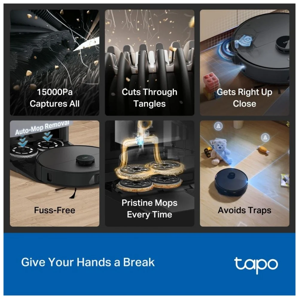Пилосос TP-Link Tapo RV50 Pro Omni — фото 4