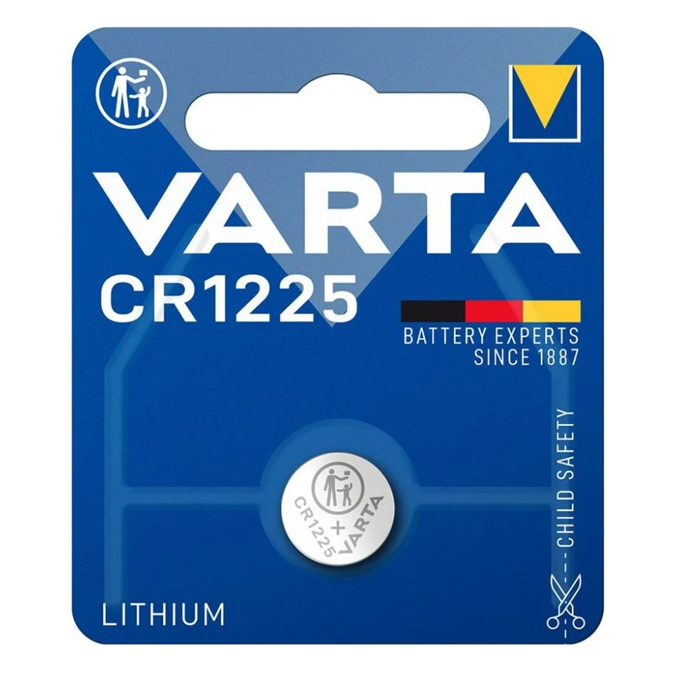 Батарейка CR 1225 літієва * 1 Varta (06225101401)