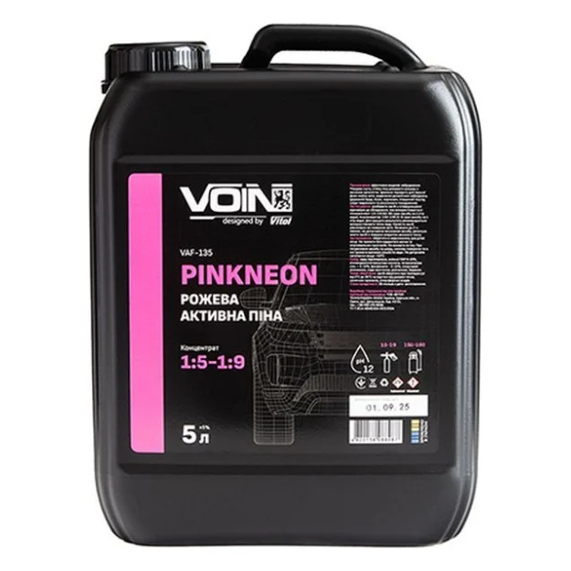 Автошампунь VOIN PinkNeon 15-19 (рожева) 5л (VAF-135)