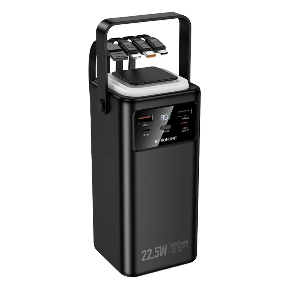 Батарея універсальна BOROFONE BJ65A High 50000mAh 22.5W+PD20W Black