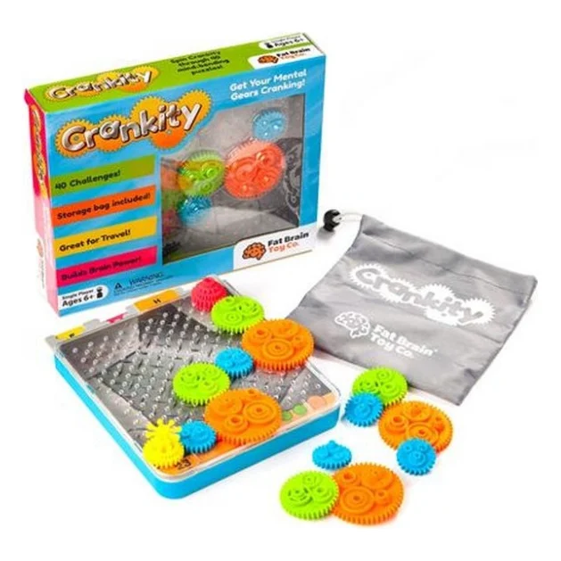 Розвиваюча іграшка Fat Brain Toys Crankity Різнокольорові шестерні (FA140-1) — фото 3