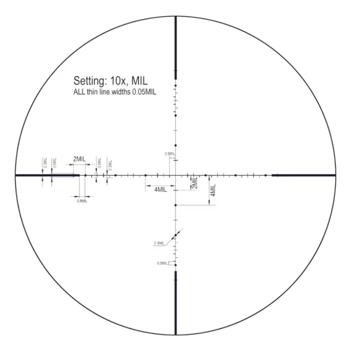 Оптичний приціл Vector Optics S4 3-12x40 (30 мм) SFP MDL (OPSL31) — фото 6