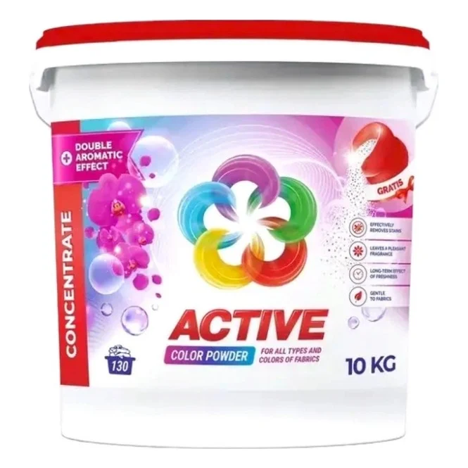 Пральний порошок Active PR Color З ароматом свіжості 10 кг + Дозатор (4820196010715)