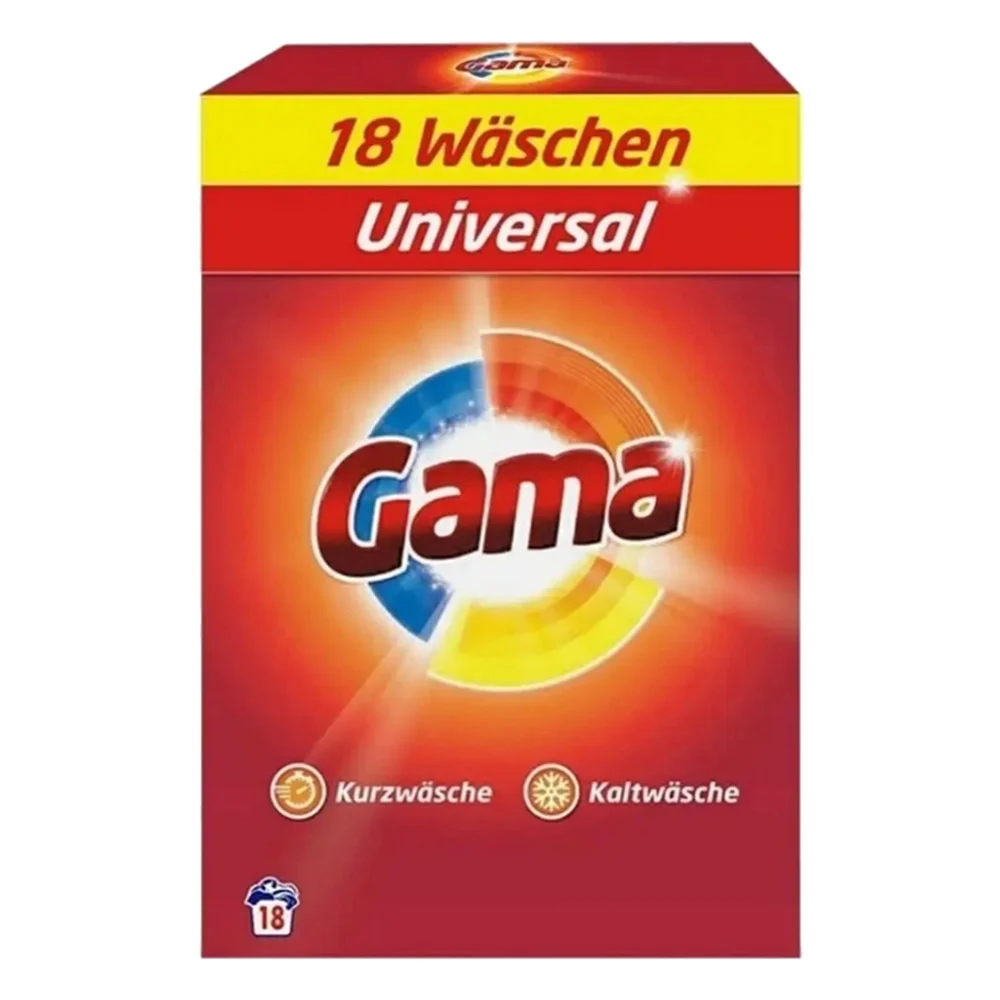 Пральний порошок Gama 3 in 1 Universal 1.08 кг (8435495837633)