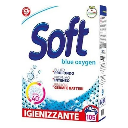 Пральний порошок Soft Blue Oxygen Універсальний з активним киснем 5.25 кг (8003640011506)