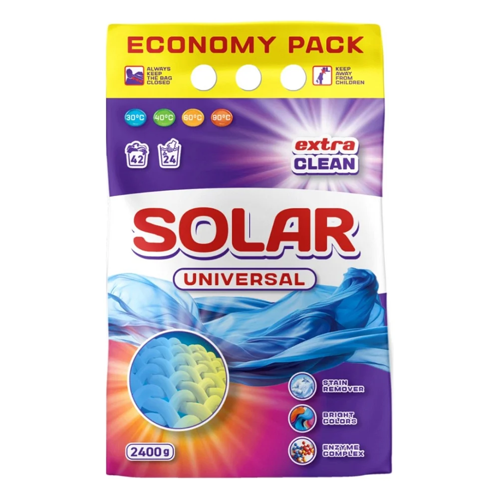 Пральний порошок Solar Household Universal 2.4 кг (4820269930308)