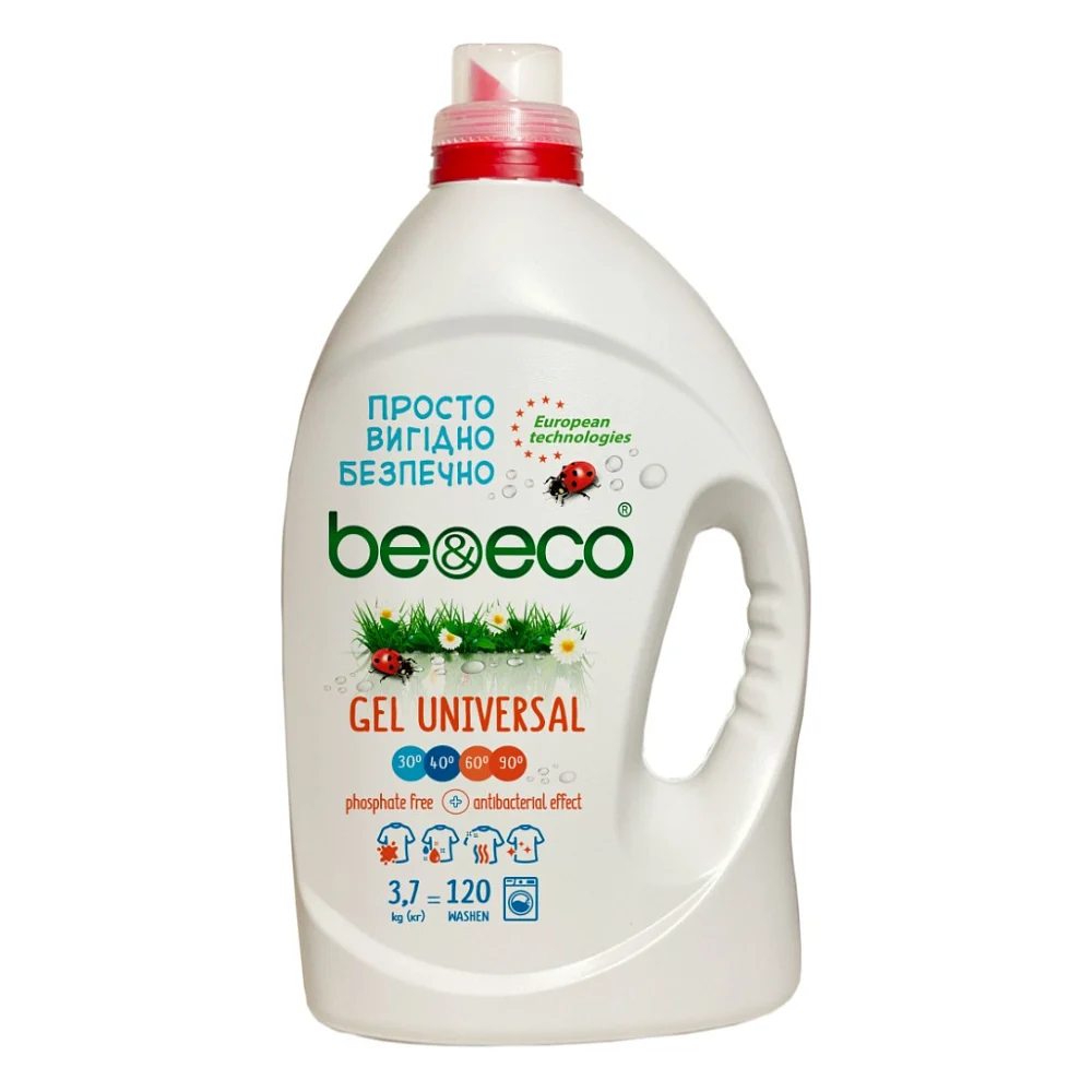 Гель для прання Be&Eco Universal 3.7 л (4820168433580)