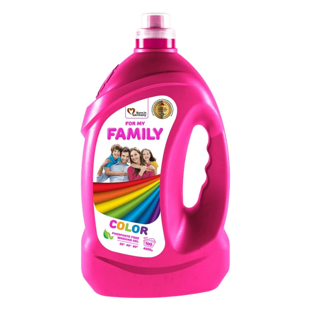 Гель для прання For My Family Для кольорових речей 4 кг (4823128001928)