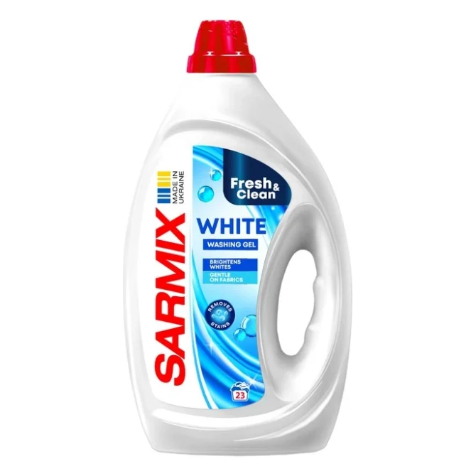 Гель для прання Sarmix White 900 мл (4820268103987)