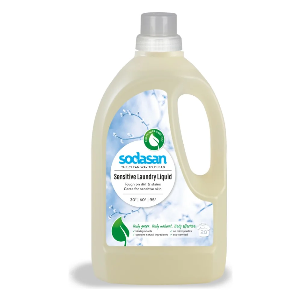 Гель для прання Sodasan Universal Sensitiv Bright&White 1.5 л (4019886015714)