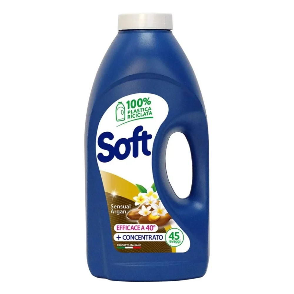 Гель для прання Soft Sensual Argan На основі натурального мила 2.25 л (8003640020263)