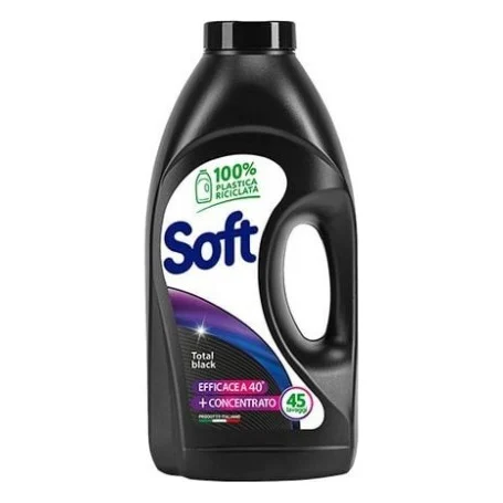 Гель для прання Soft Total Black На основі натурального мила Для чорних та темних речей 2.25 л (8003640020270)