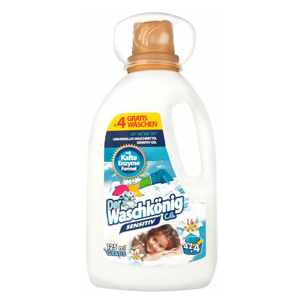 Гель для прання Waschkonig Sensitive 1.625 л (4260418930443/4260418935523)
