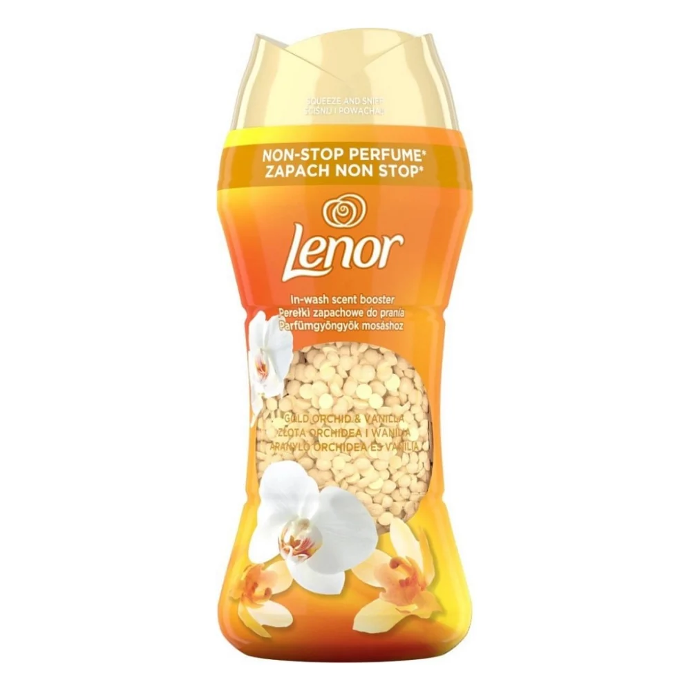 Кондиціонер для білизни Lenor Парфумовані гранули Золота орхідея та ваніль 195 г (8700216708517)