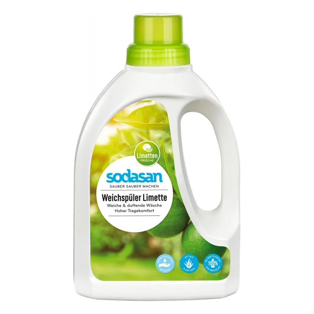Кондиціонер для білизни Sodasan Fabric Softener Лайм 750 мл (4019886016162)
