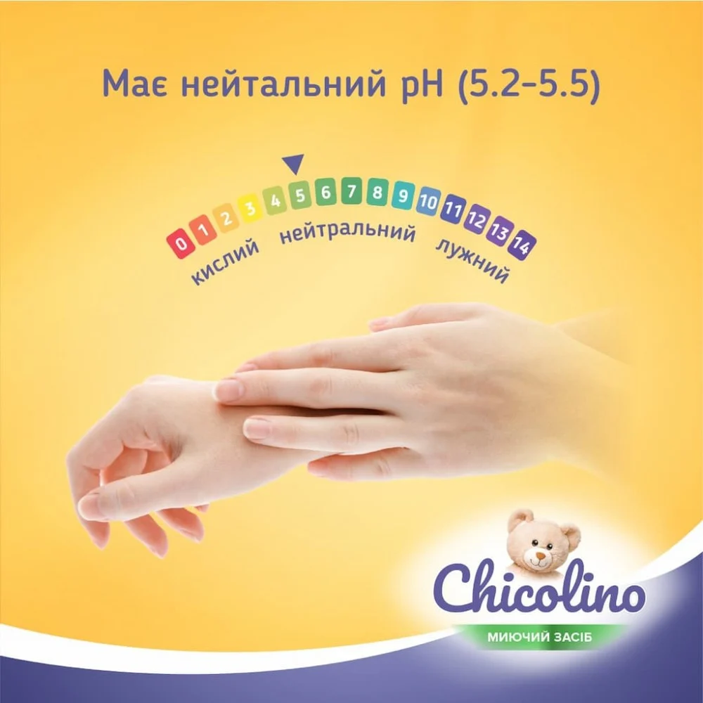 Засіб для ручного миття посуду Chicolino для дитячого посуду 500 мл (4823098413721) — фото 7