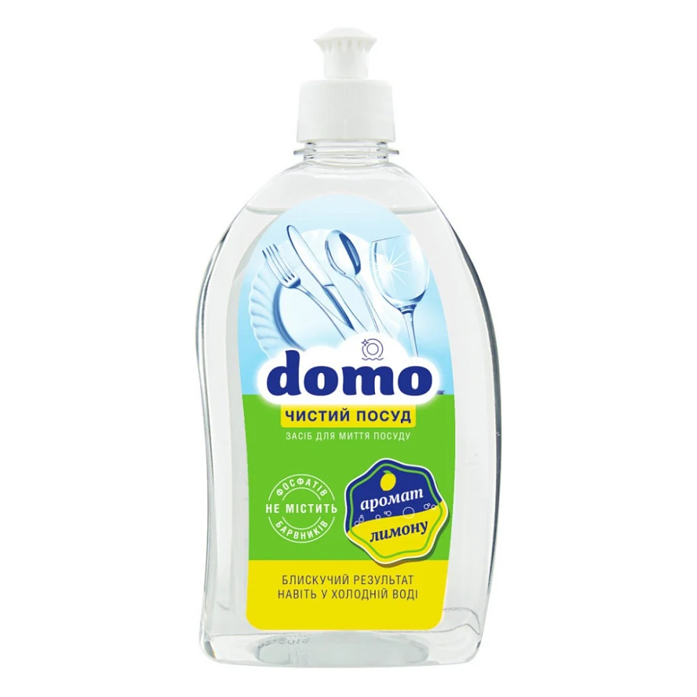 Засіб для ручного миття посуду Domo Лимон 500 мл (XD 32003)