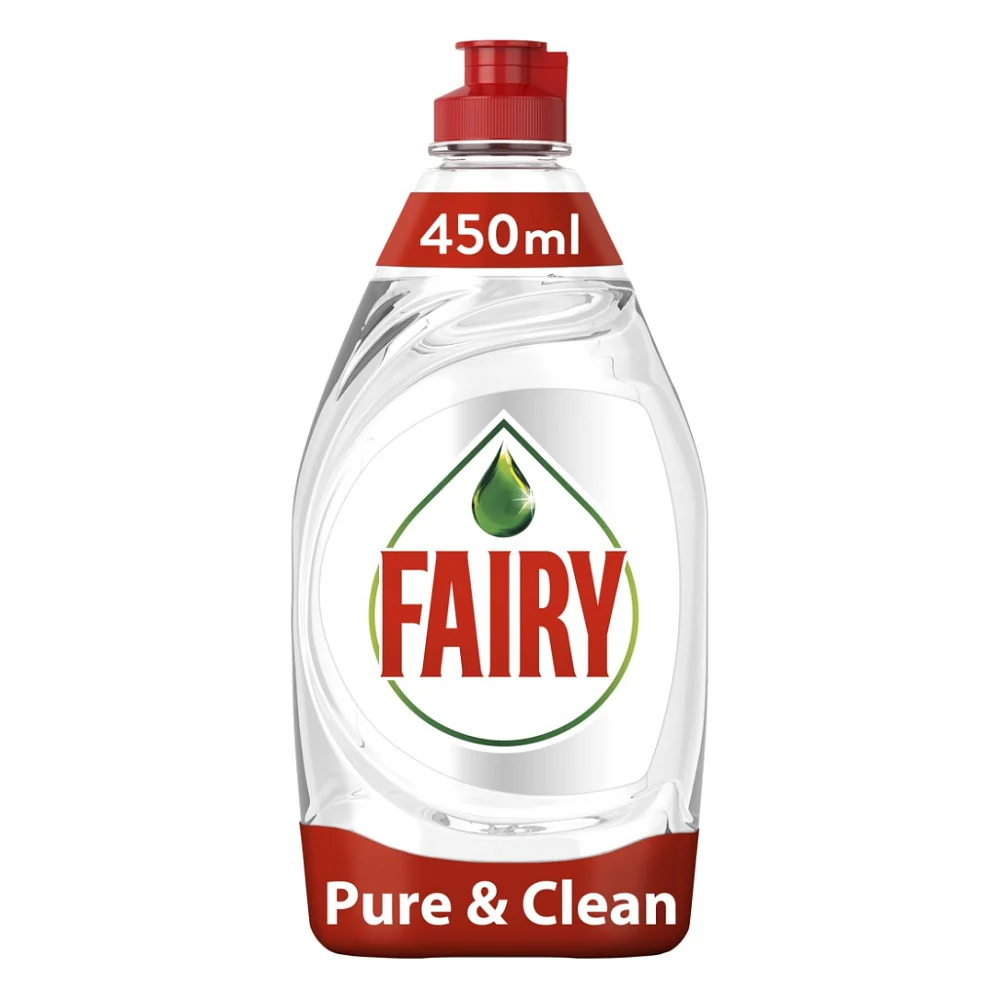 Засіб для ручного миття посуду Fairy Pure & Clean 450 мл (8001090837424)