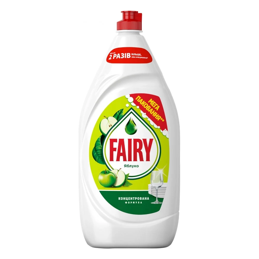Засіб для ручного миття посуду Fairy Яблуко 1350 мл (8006530111829)