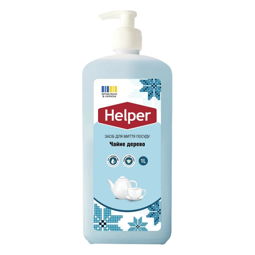 Засіб для ручного миття посуду Helper Чайне дерево 1 л (4820183972194)