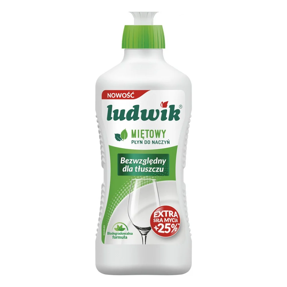 Засіб для ручного миття посуду Ludwik М'ята 450 г (5900498028126)