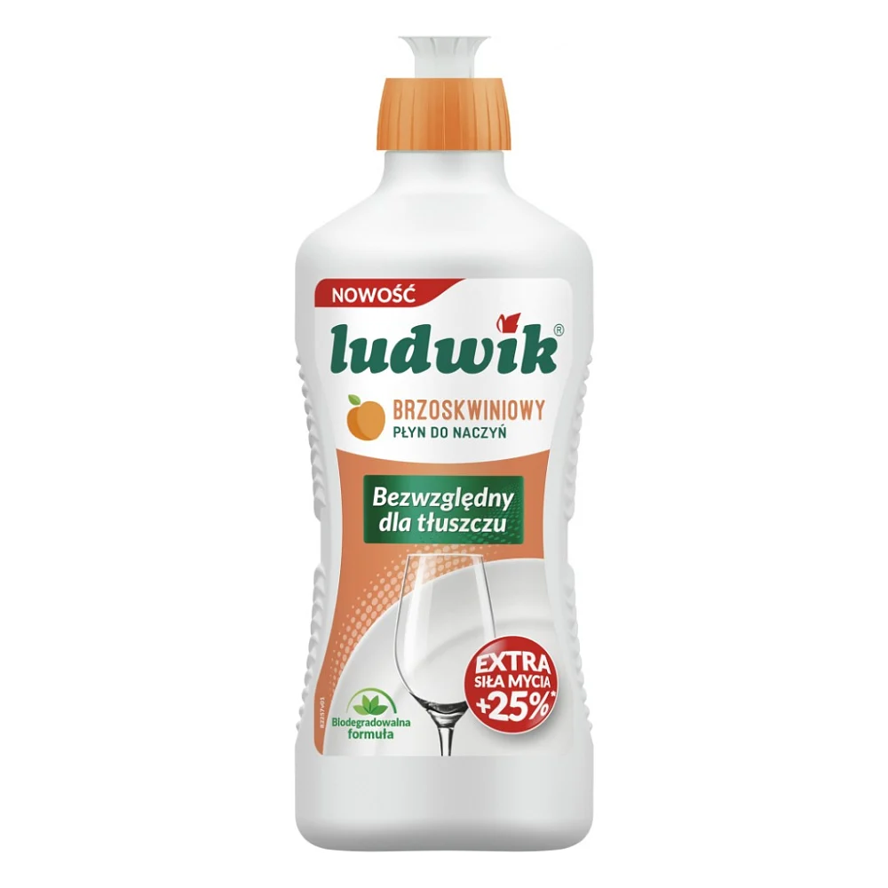 Засіб для ручного миття посуду Ludwik Персик 450 г (5900498028249)