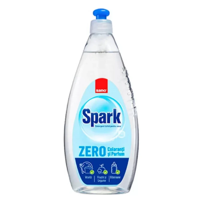 Засіб для ручного миття посуду Sano Spark Без аромату 500 мл (7290102993185)