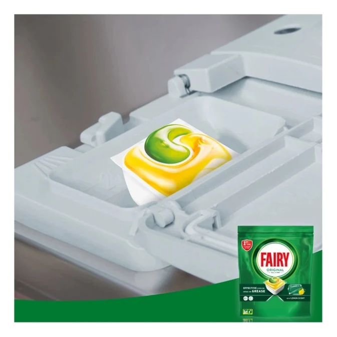 Таблетки для посудомийних машин Fairy Original All in One Lemon 56 шт. (8700216237352) — фото 5