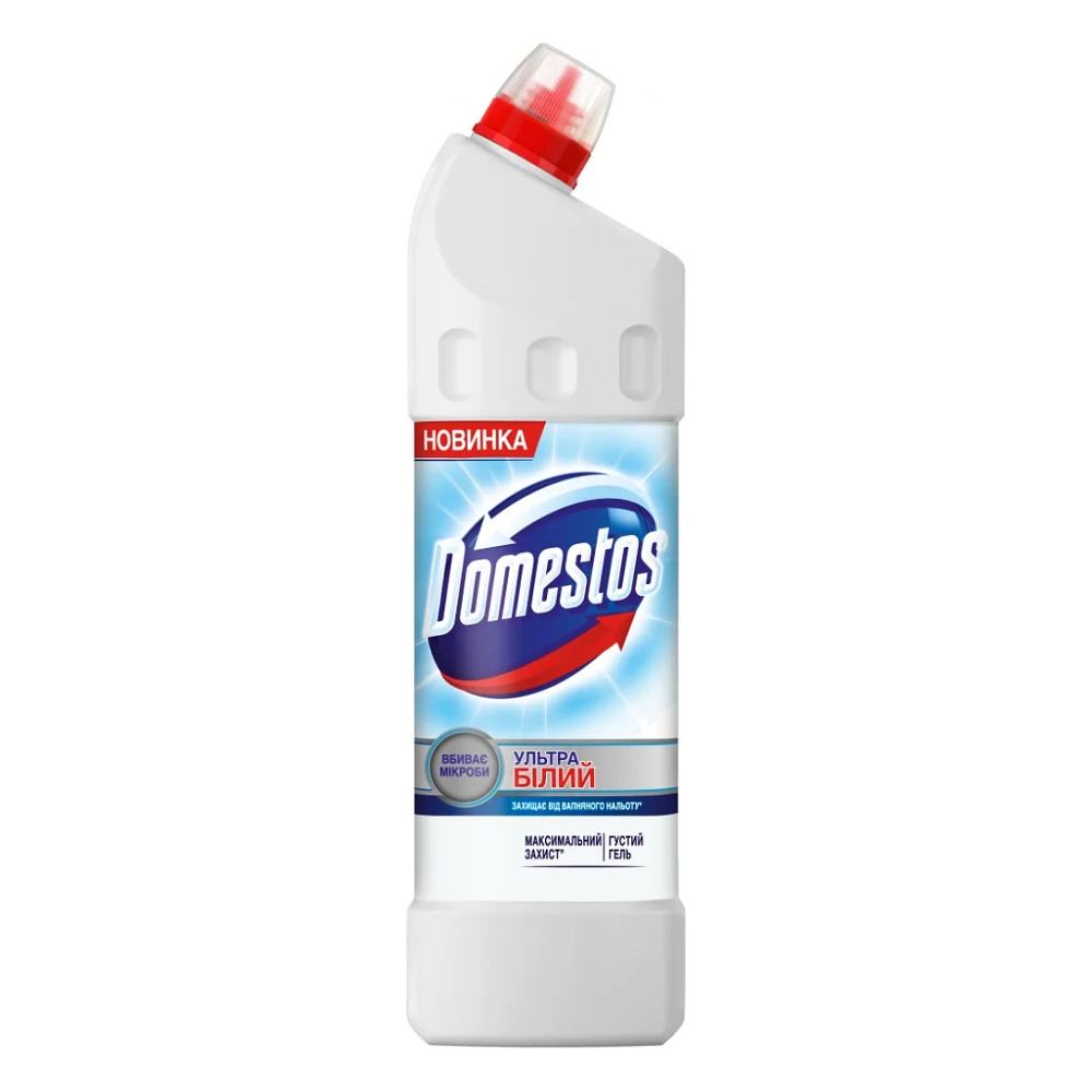 Засіб для чищення унітазу Domestos Ультра Білий 1 л (8710908149474)