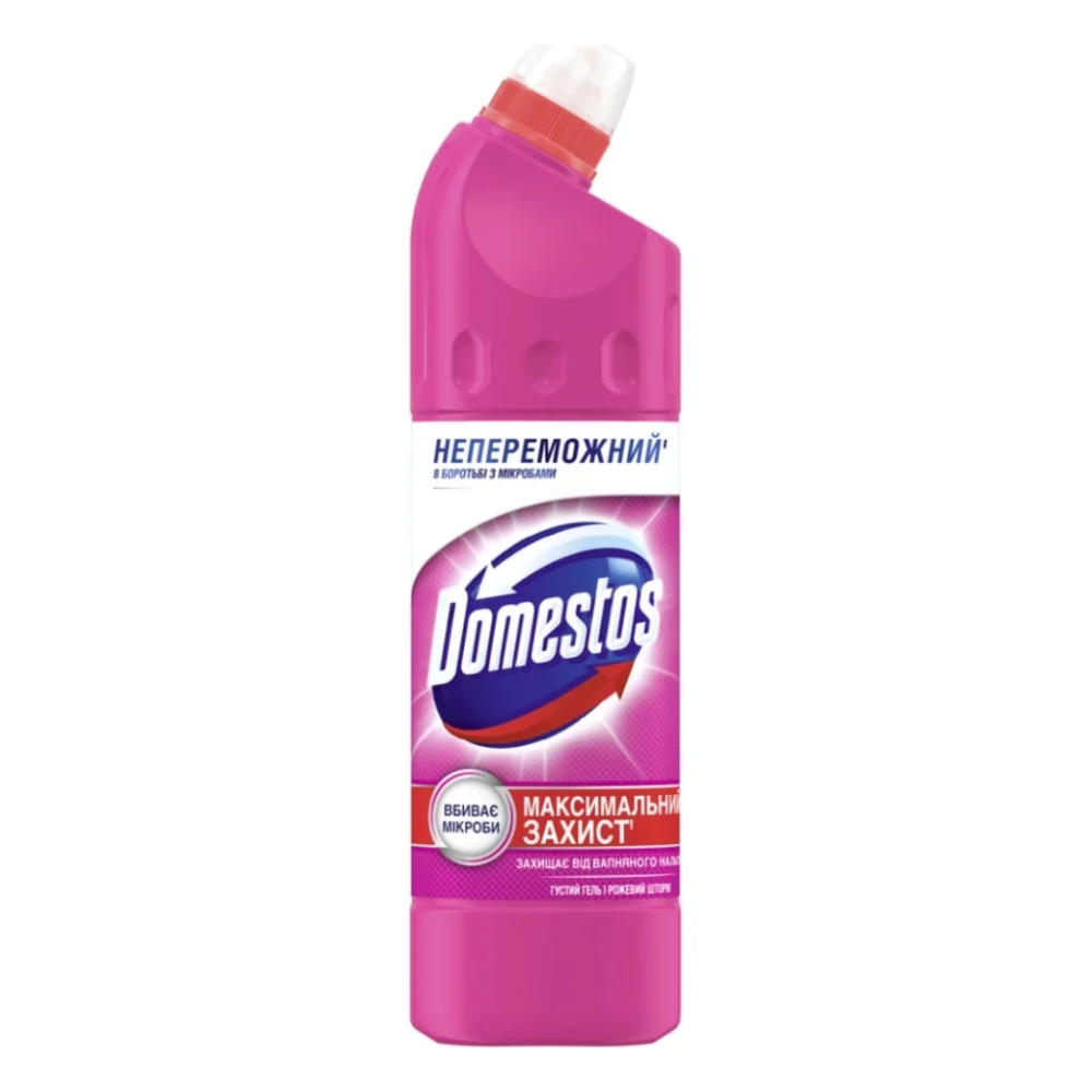 Рідина для чищення ванн Domestos Максимальний Захист Рожевий шторм 750 мл (8720181679063)
