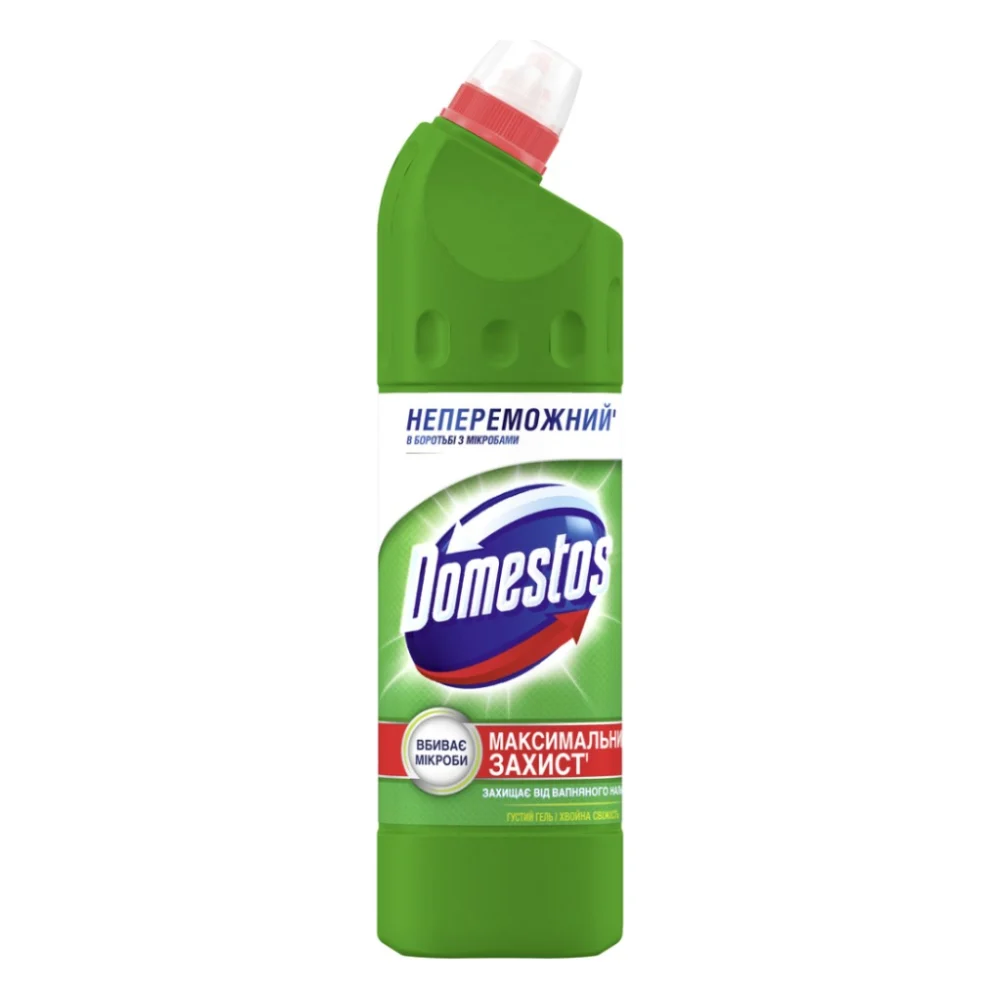 Рідина для чищення ванн Domestos Максимальний Захист Хвойна свіжість 24 години 750 мл (8720181679056)