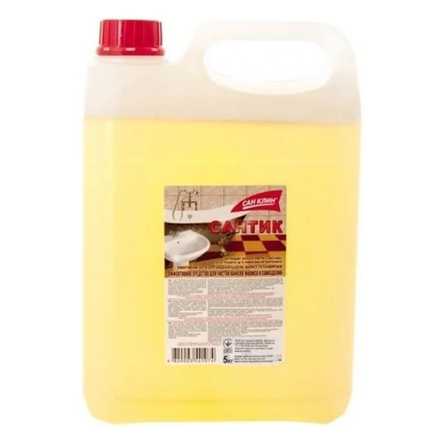 Рідина для чищення ванн San Clean Сантік для сантехніки 5 кг (4820003541074)