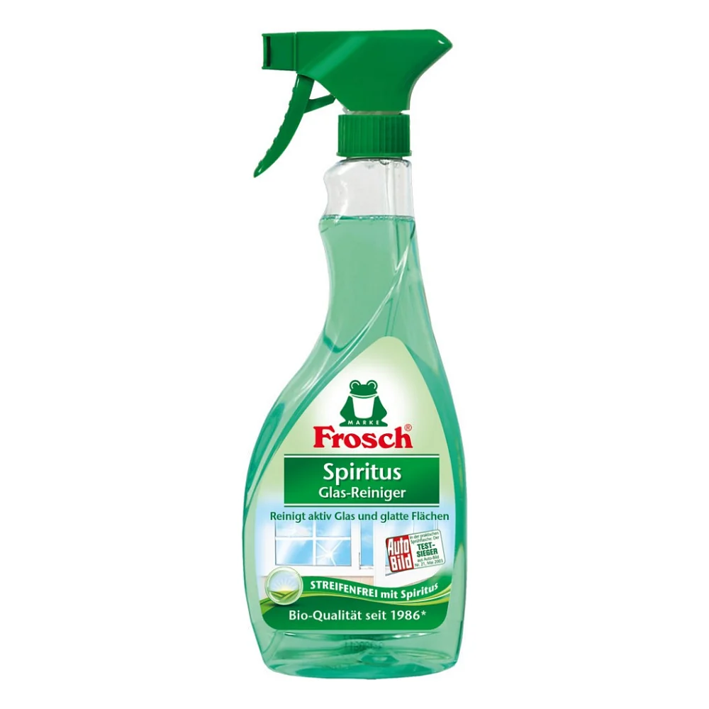 Засіб для миття скла Frosch спиртовий 500 мл (4009175161918)