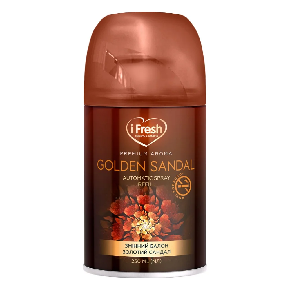 Освіжувач повітря iFresh Premium Aroma Golden Sandal Змінний балон 250 мл (4820268100160)