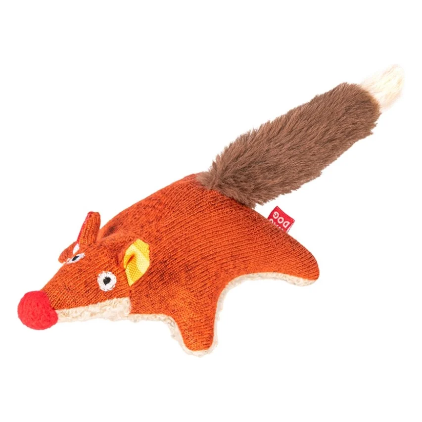 Іграшка для собак WAUDOG Fun Plush Лисиця трикотаж 14 см (6260)