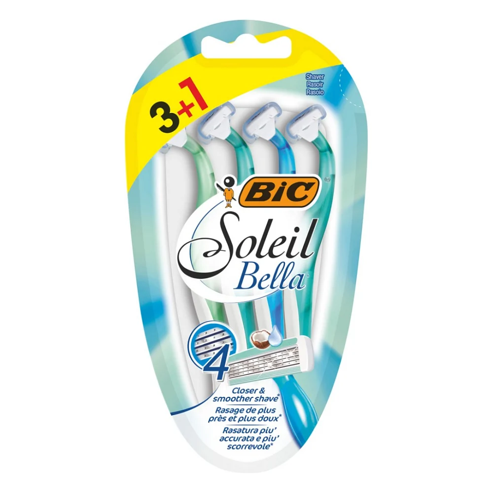 Бритва Bic Soleil Bella 3+1 шт. (3086123220546)
