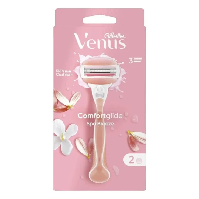 Бритва Gillette Venus Comfortglide Spa Breeze з 2 змінними картриджами (7702018322862) — фото 2