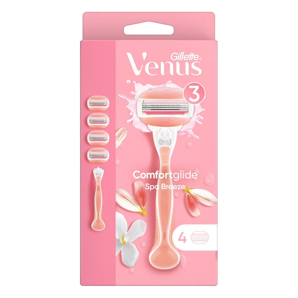Бритва Gillette Venus Comfortglide Spa Breeze з 4 змінними картриджами (7702018469727) — фото 2